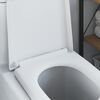 vidaXL Sedile del WC Bianco 46,2 x 36 x 4,3 cm Duroplast