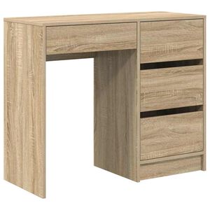 vidaXL Scrivania Rovere Sonoma Legno ingegnerizzato 90 x 37.5 x 75 cm