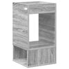vidaXL Tavolino Grigio Sonoma 30 x 30 x 56 cm Legno multistrato