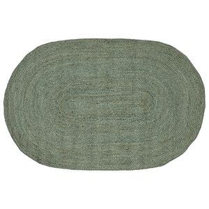 vidaXL Tappeti per area Verde Oliva 122 x 183 cm Juta