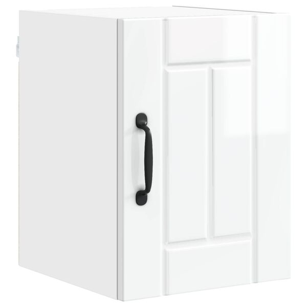 vidaXL Mobile da cucina Bianco Lucido 30 x 31 x 40 cm