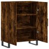 vidaXL Credenza Rovere Fumo 69,5x34x90 cm in Legno Multistrato