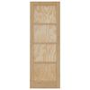 vidaXL Porta Interna ORKDAL Marrone 73,5 x 211 cm Legno compensato