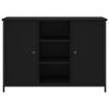 vidaXL Credenza Nera 100x35x70 cm in Legno Multistrato