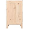 vidaXL Contenitore per Bucato 44x44x76 cm Legno Massello Pino
