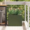 vidaXL Vaso da giardino Oliver verde 50 x 32 x 40 cm