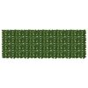 vidaXL Schermo per balcone con foglie Verde 300 x 100 cm