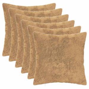 vidaXL Federa 6 pz HEERLEN Tortora 30 x 30 cm