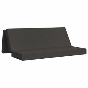 vidaXL Divano Letto Pieghevole 200 x 67 x 45 cm Grigio Scuro