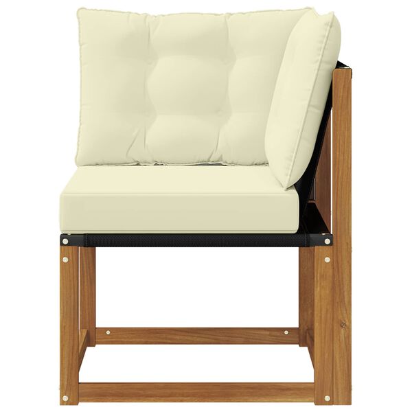 vidaXL Divano angolare da esterno