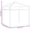 vidaXL Tenda per Feste Pieghevole Bianca 2x2 m