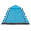 vidaXL Tenda a Cupola da Campeggio 5 Persone Blu a Rilascio Rapido