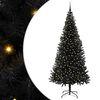 vidaXL Albero di Natale Nero 240 cm PVC