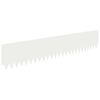 vidaXL Bordura per Prato 10 pz 103 x 20 cm Acciaio Bianco