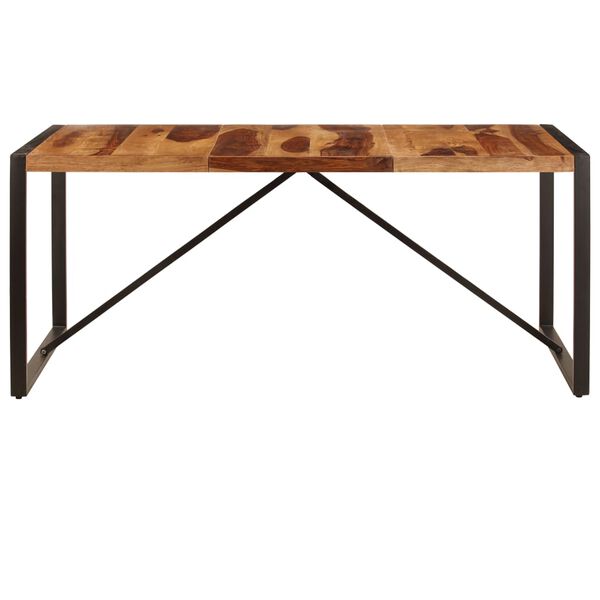 vidaXL Tavolo da Pranzo 180x90x75cm in Legno Massello di Acacia