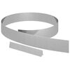 vidaXL Bordura per Prato Argento 450 x 0,05 x 10 cm Acciaio zincato