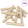 vidaXL Dowel in legno 12000 pcs Marrone Legno massello