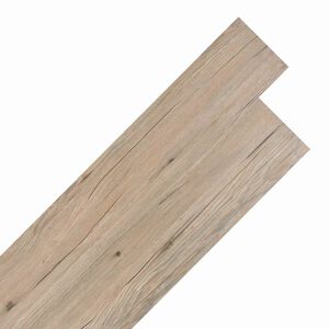 vidaXL Plance per Pavimenti in PVC Autoadesive Marrone Rovere
