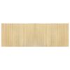 vidaXL Tappeto Rettangolare Natura Chiaro 70x200 cm in Bamb&ugrave;