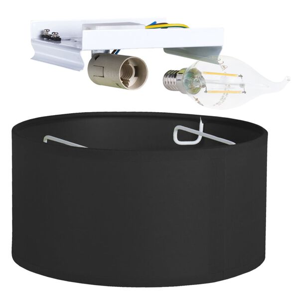 Smartwares Lampada da Soffitto 20x20x10 cm Nera