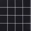 vidaXL Cuscino Pallet Motivo Quadri Nero 60x61,5x10 cm Tessuto Oxford