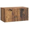 vidaXL Mobile Porta TV da Muro 59,5 x 31 x 30 cm Legno antico