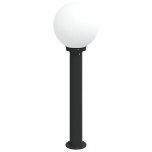 vidaXL Lampada a paletto 80 cm Nera IP44