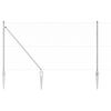 vidaXL Palo della recinzione Argento 100 x 1,2 m (rete da 25 mm)