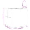 vidaXL Borsa da Stoccaggio Outdoor 80 x 80 x 60 cm Tessuto Oxford 600D