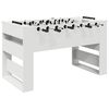 vidaXL Tavolo da Foosball Bianco 146,5 x 74 x 85 cm
