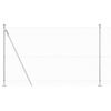 vidaXL Palo della recinzione Argento 10 x 1,4 m (maglia 19 x 19 mm)