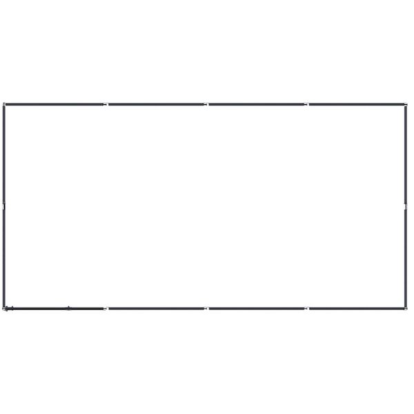 vidaXL Gabbia per Cani da Esterno in Acciaio 7,37 m&sup2;