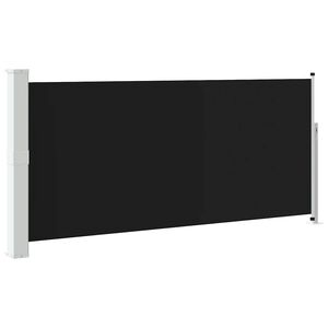 vidaXL Tenda da Sole Laterale Retrattile 140 x 314 cm Nera