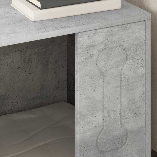 vidaXL Cuccia per cani Calcestruzzo 44 x 42 x 49 cm Legno multistrato