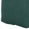 vidaXL Cuscino per Schiena Verde Scuro 100 x 24 x 50 cm Velluto
