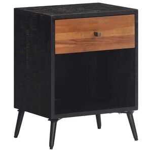 vidaXL Comodino 40x30x50 cm in Legno Massello di Teak