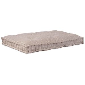 vidaXL Divano modulare Marrone Chiaro 120 x 80 x 12 cm Tessuto