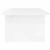 vidaXL Tavolino da salotto Bianco Lucido 93 x 53 x 33 cm