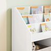 vidaXL Libreria per Bambini Bianco Lucido 72,5 x 29,5 x 69 cm