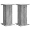 vidaXL Supporto per piante 2 pz Grigio Sonoma 30,5 x 30 x 60,5 cm