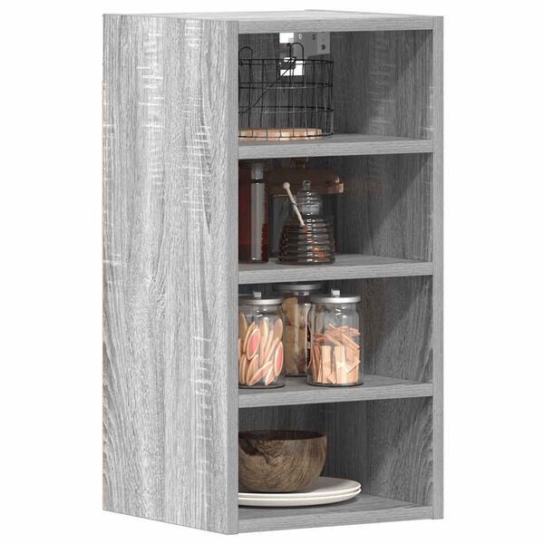 vidaXL Mobile Pensile &ldquo;Riga&rdquo; Grigio Sonoma 30x29,5x60 cm