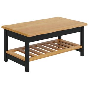 VidaXL Tavolino da salotto EKAI Nero 100 x 60 x 45,5 cm