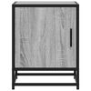 vidaXL Comodini 2pz Grigio Sonoma 40x31x50cm Legno Multistrato Metallo