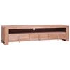 vidaXL Mobile Porta TV 140x30x35 cm in Legno Massello di Teak