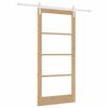 vidaXL Porta scorrevole ORKDAL Naturale 93 x 202 cm