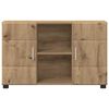vidaXL Credenza con porta Rovere artigianale 88,5 x 30,5 x 55,5 cm