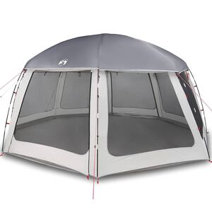 vidaXL Tenda da piscina con Patta Rimovibile&Pareti in Rete 612x612 cm