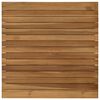 vidaXL Piano del tavolo 60 x 60 x 3,5 cm Quadrato Legno di teak solido