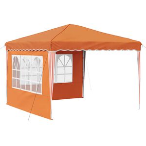 vidaXL Tenda per feste a pop-up Arancione 288 x 288 x 245 cm