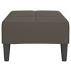 vidaXL Poggiapiedi Grigio Scuro 78x56x32 cm in Velluto
